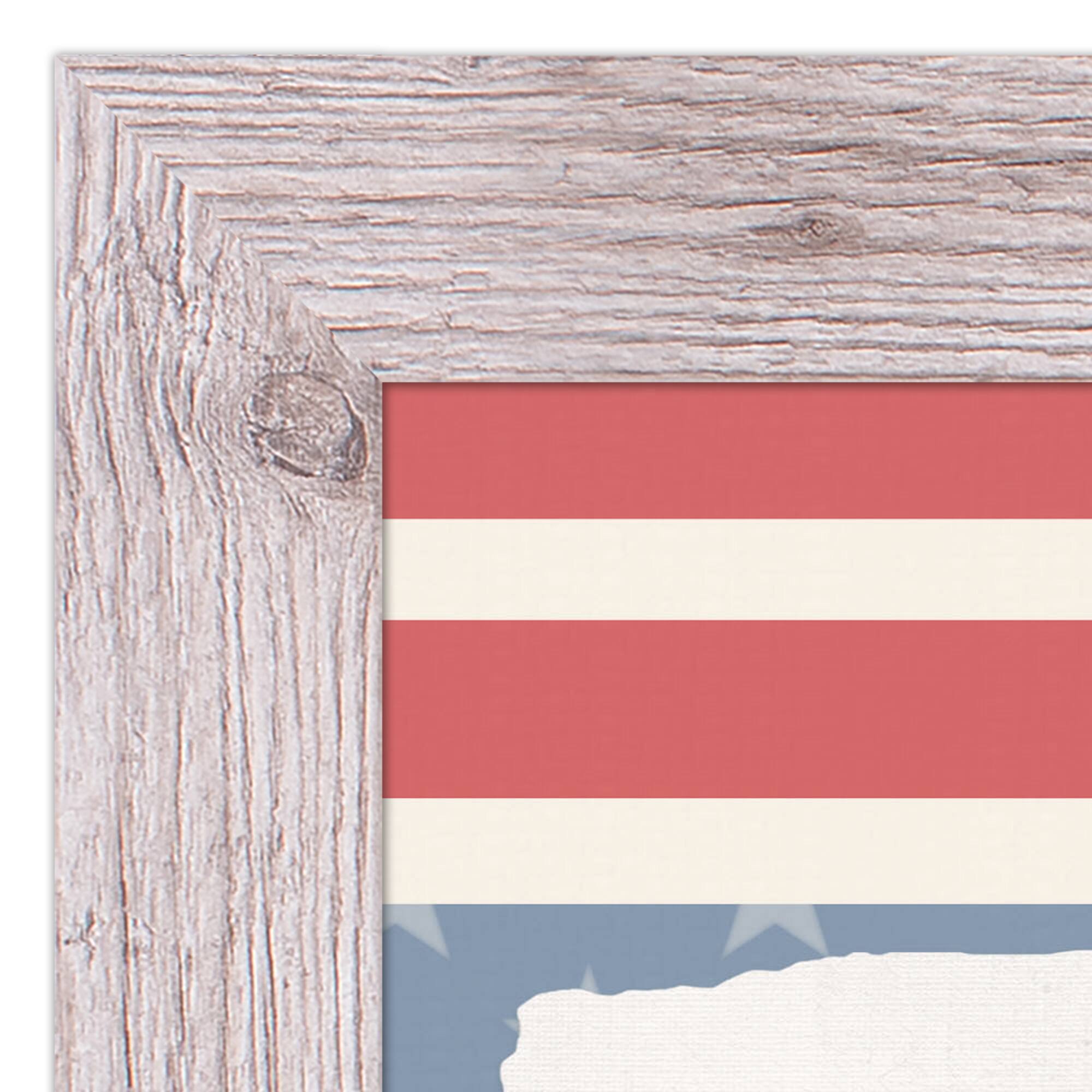 Pledge of Allegiance Western White Framed Print